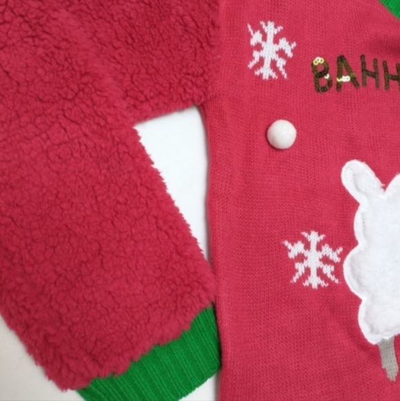 NWT With Love, Derek Ugly Holiday Bahhh Humbug Sweater, size Small - Picture 7 of 10